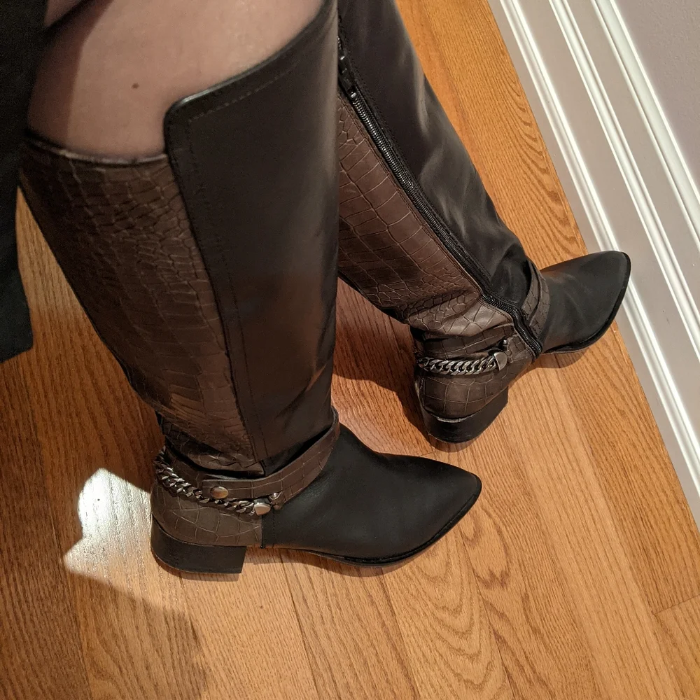 NAPOLEONI Knee High Leather 🥾 Boots🥾 - Picture 4 of 16